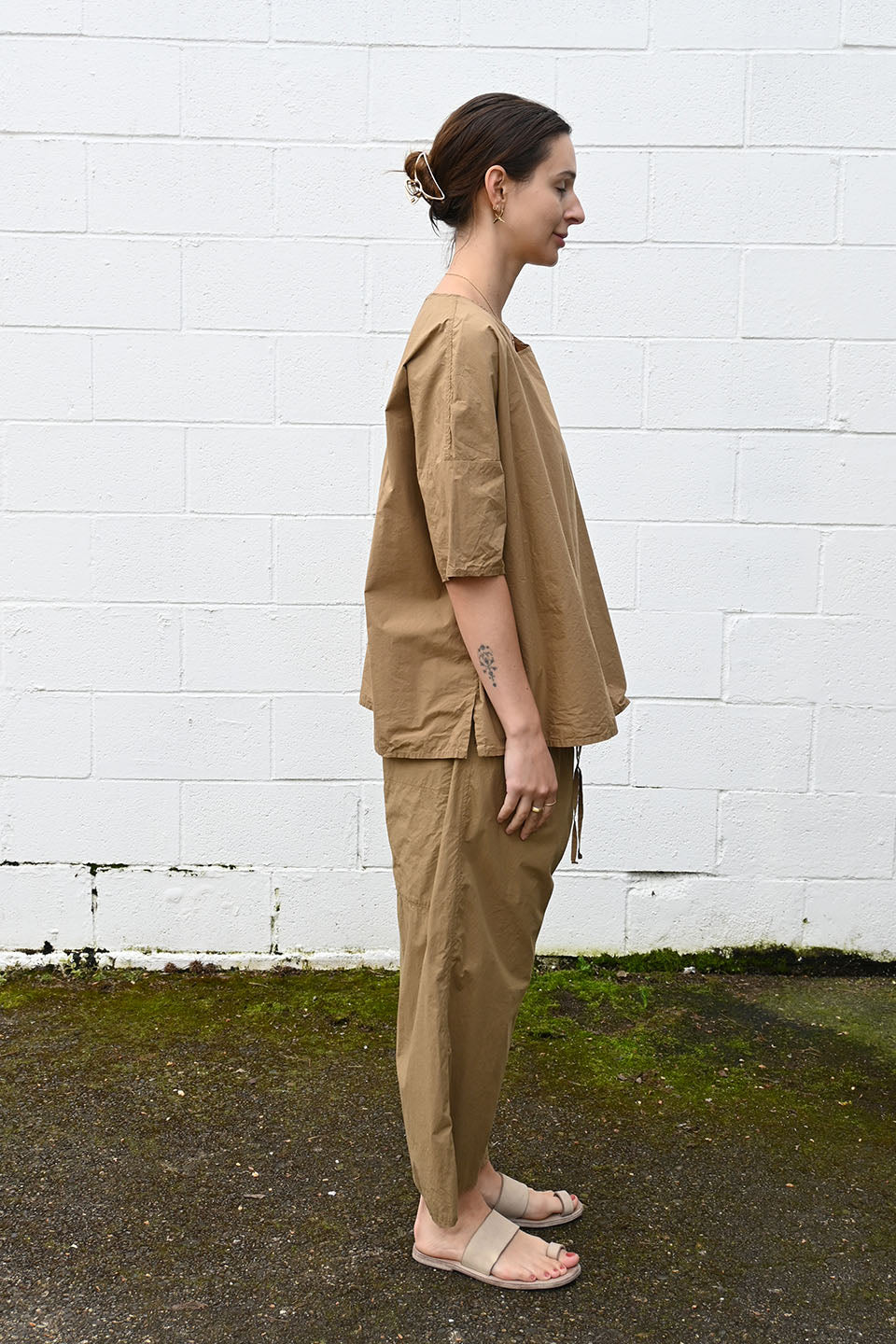 Wide and Short Pants TC Gold