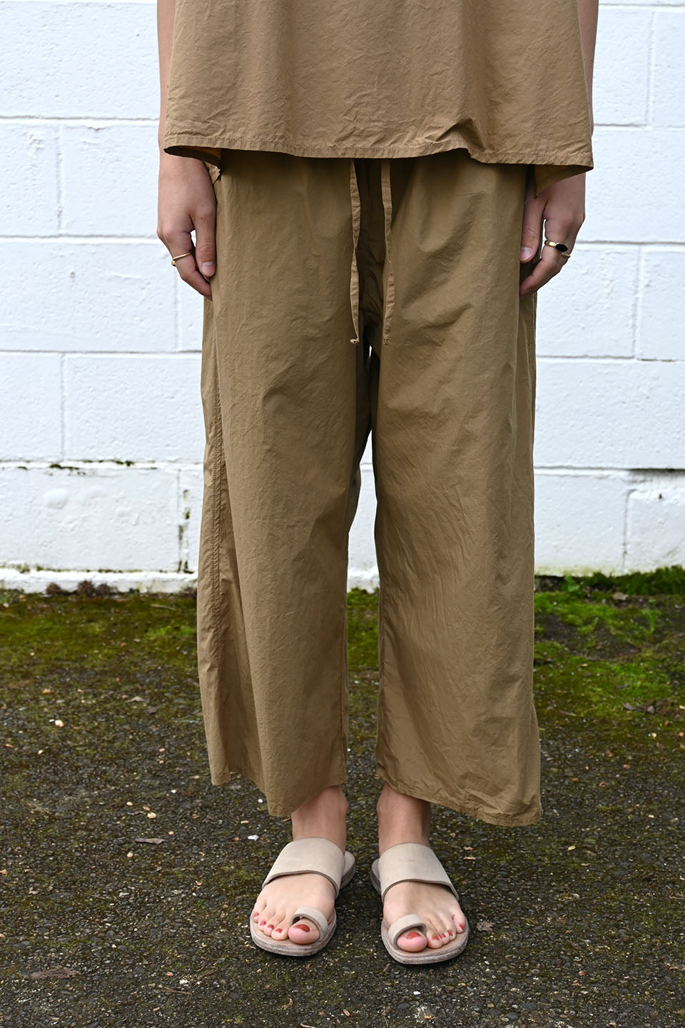 Wide and Short Pants TC Gold