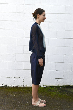 Open Knit Layered Sweater