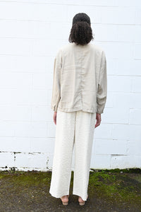 Linen Blend Jacket in Natural