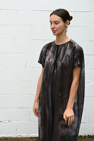 Print Sequin Dress