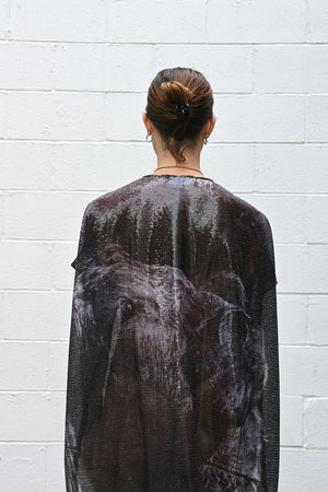 Print Sequin Dress
