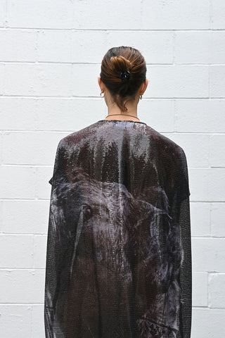 Print Sequin Dress
