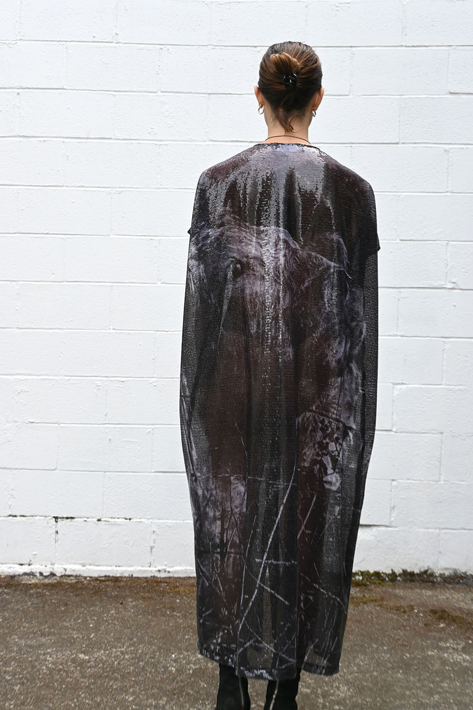 Print Sequin Dress
