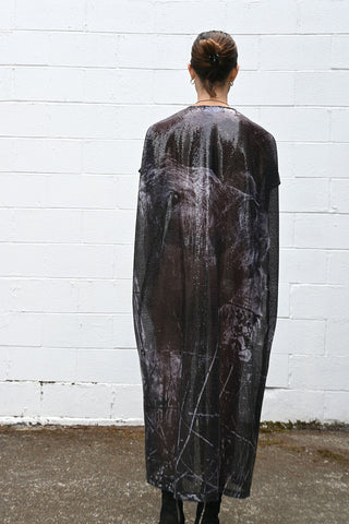 Print Sequin Dress