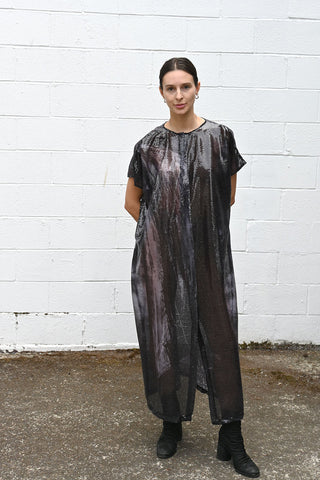 Print Sequin Dress