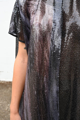 Print Sequin Dress