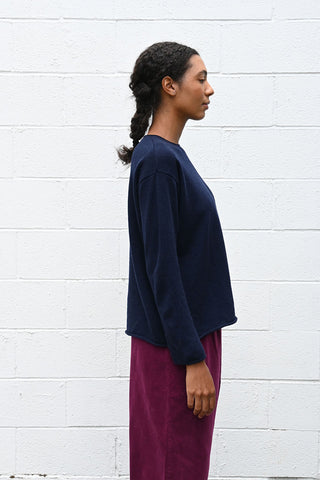 Oversized Navy Pullover