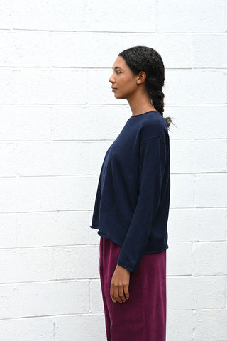 Oversized Navy Pullover