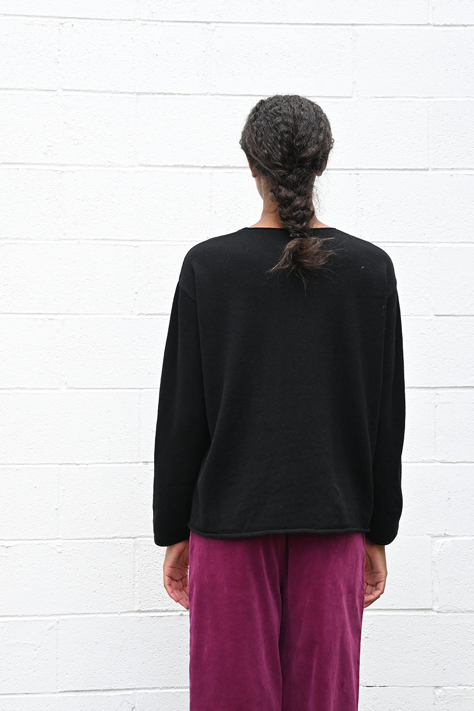 Oversized Black Pullover