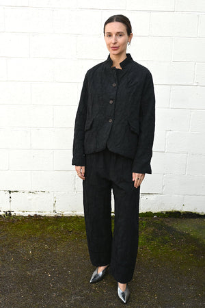 Wrinkled Jacket Black