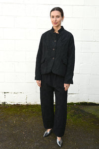 Wrinkled Jacket Black