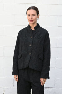 Wrinkled Jacket Black