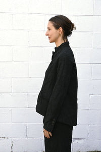 Wrinkled Jacket Black