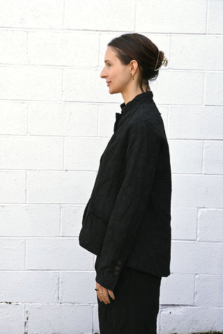 Wrinkled Jacket Black
