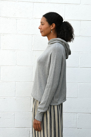 Knitted Hoodie Grey