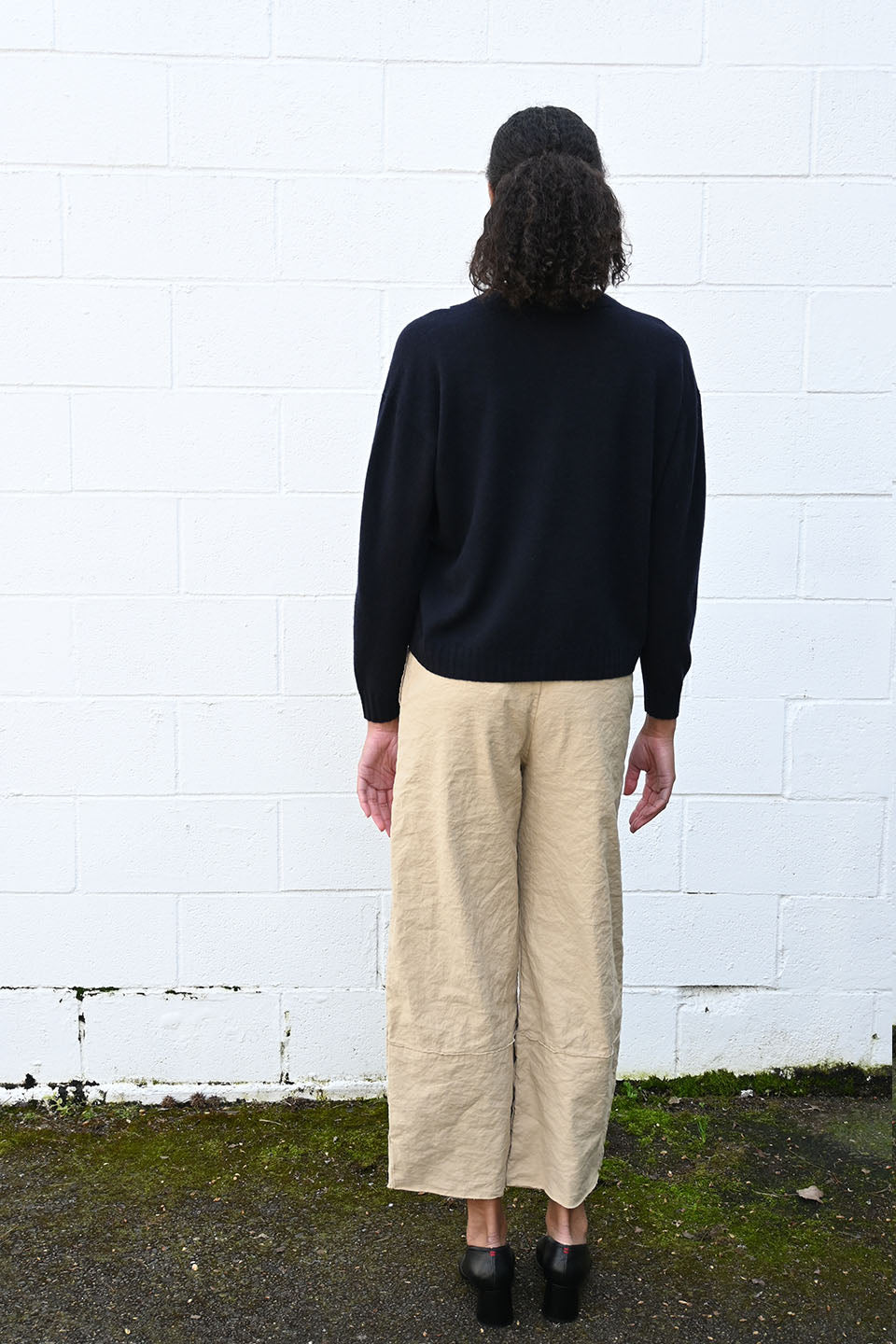 Wrinkled Wide Pants Juta