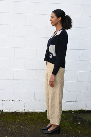 Wrinkled Wide Pants Juta
