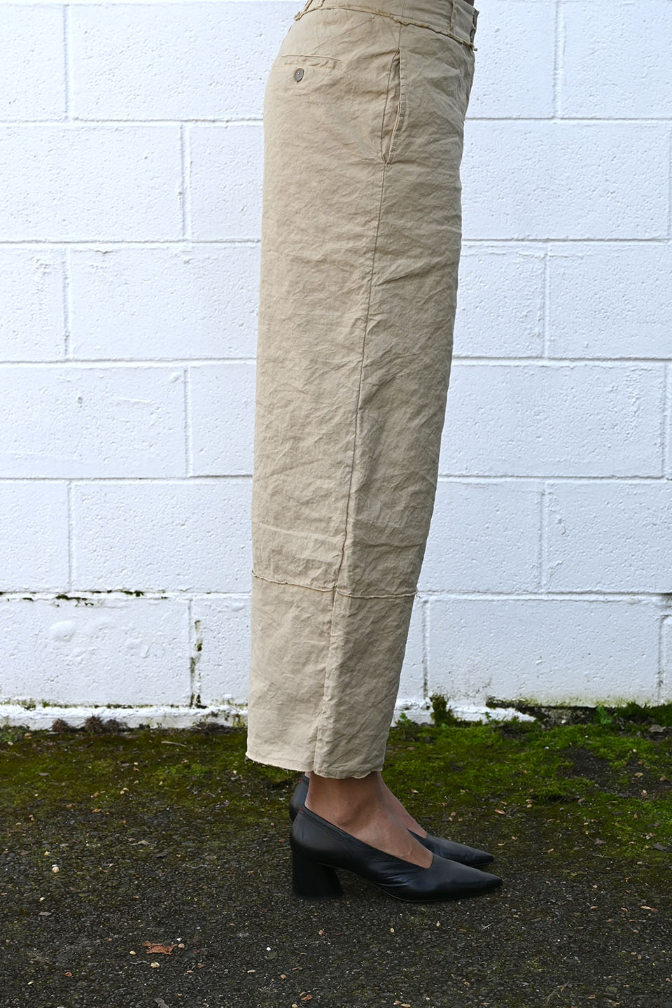 Wrinkled Wide Pants Juta