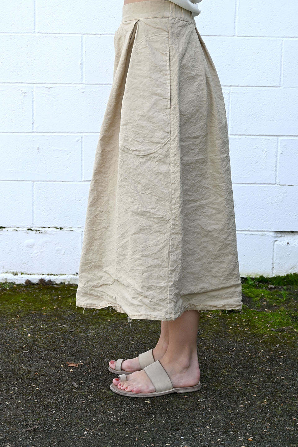 Wrinkled Skirt Juta
