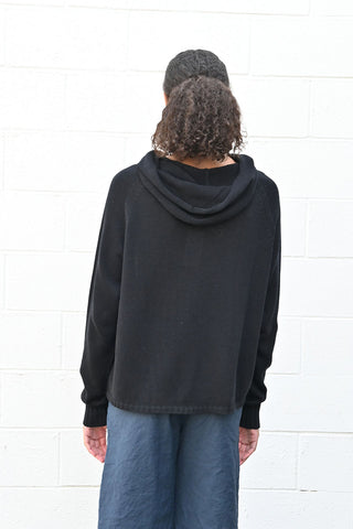 Knitted Hoodie Black