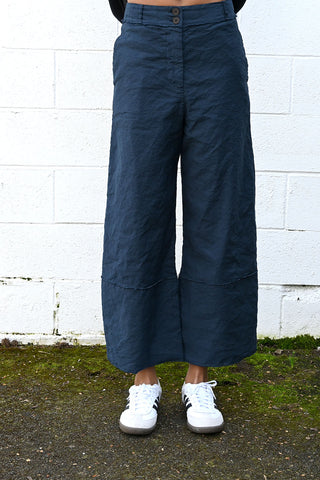 Wrinkled Wide Pants