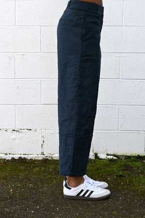 Wrinkled Wide Pants