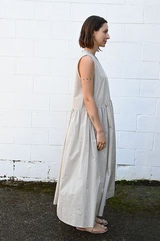P1934 Thin Stripe Sleeveless Dress