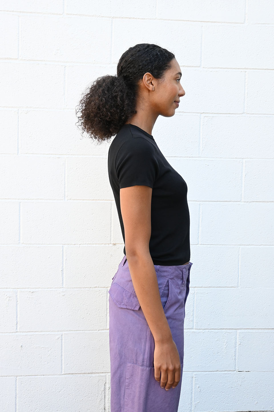 Fresca Circular Rib Perfect Tee