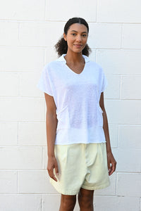 Cotton White Polo