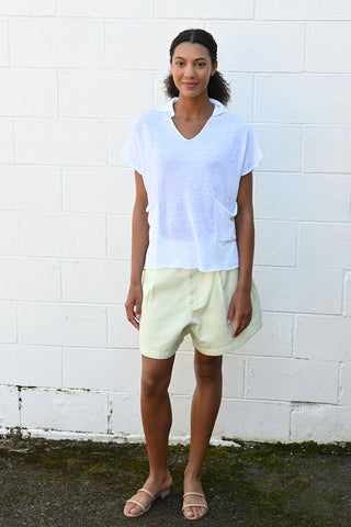 Cotton White Polo
