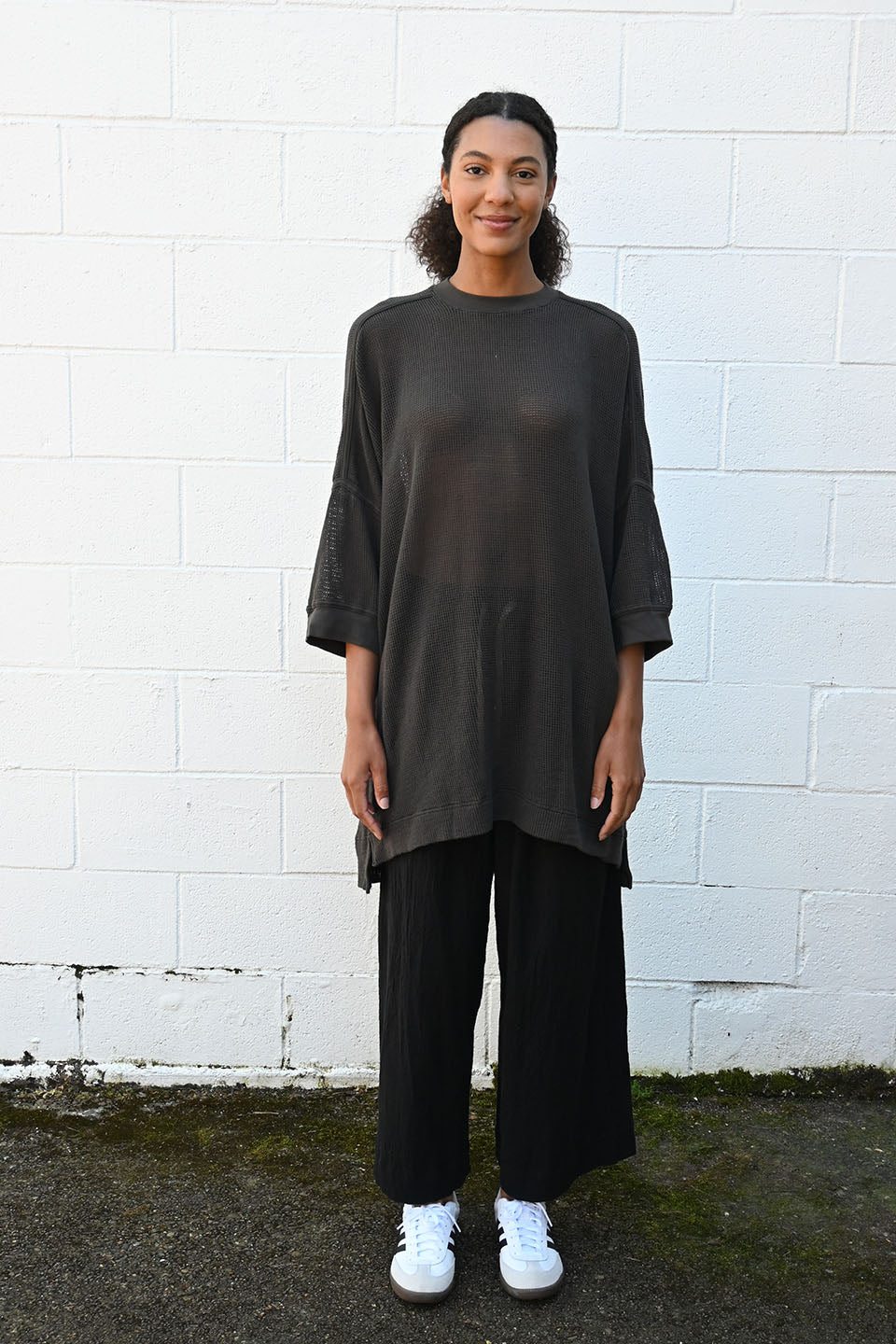 Oversized Mesh Top