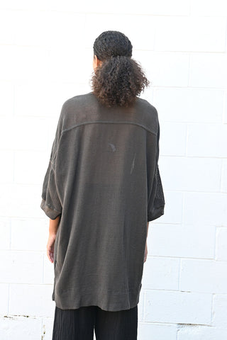 Oversized Mesh Top
