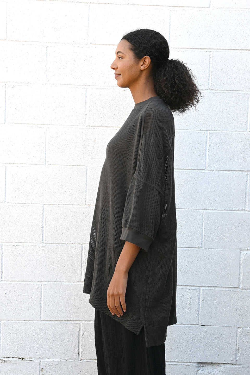 Oversized Mesh Top
