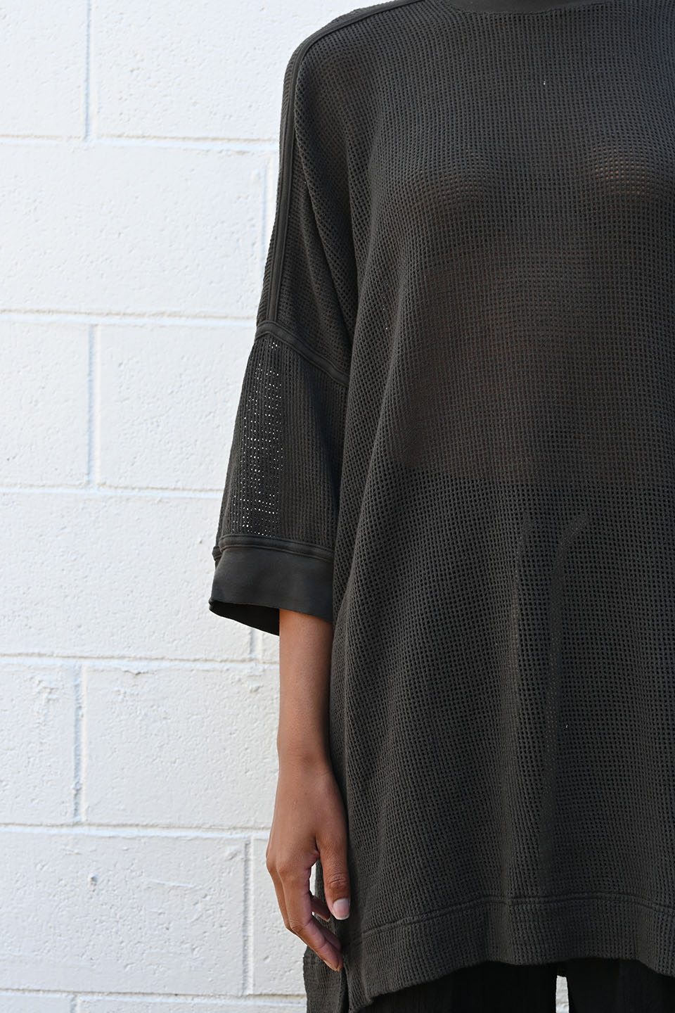 Oversized Mesh Top