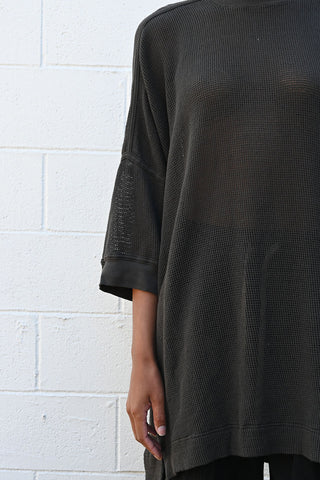 Oversized Mesh Top