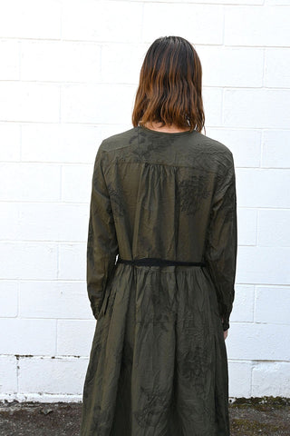 Botanical Olive Dress