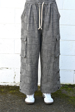 Black and White Wide Pants