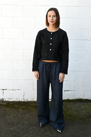 P1937 Linen Denim Pants