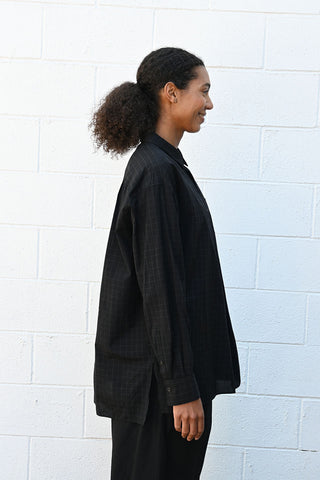 Grid Shirt Pullover