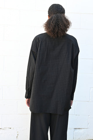 Grid Shirt Pullover