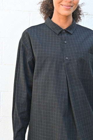 Grid Shirt Pullover