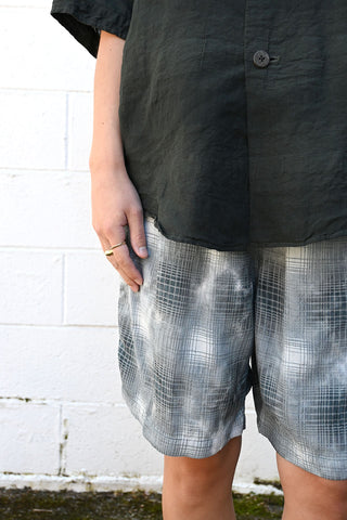 Ombre Check Shorts