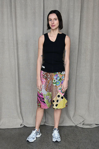 Mixed Pattern Shorts
