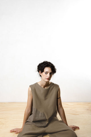 Lo Striatro Vest Khaki