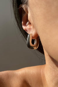 Larson Earring Silver / Brass
