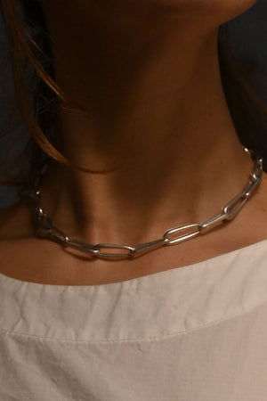 Roon Silver Necklace