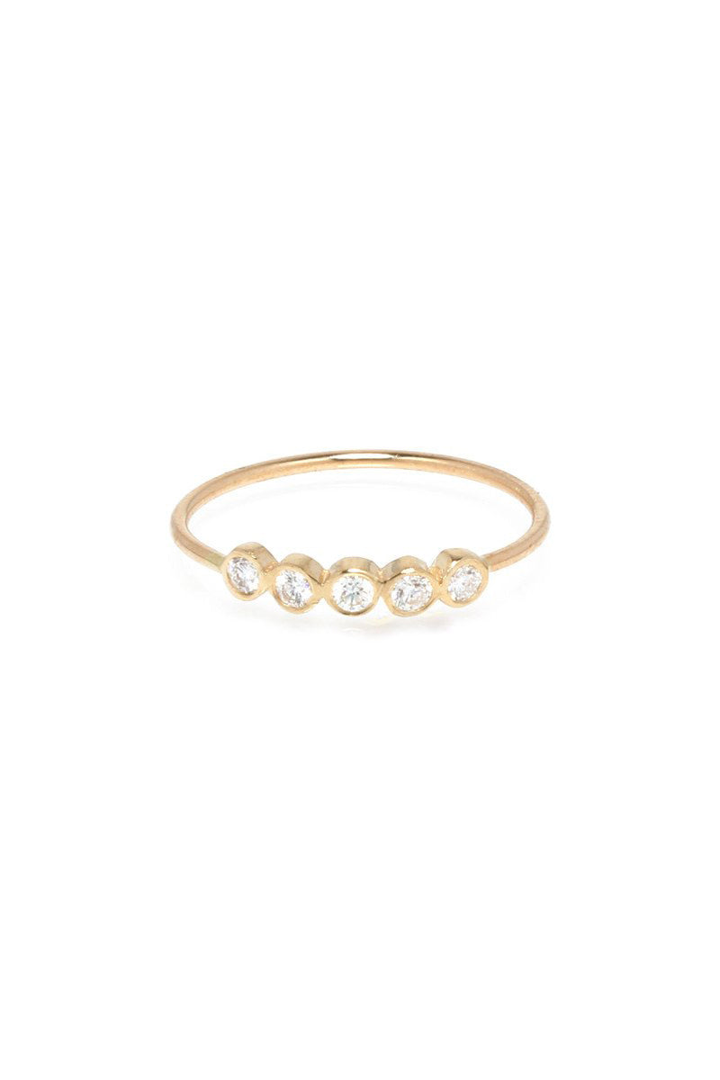 Five Bezel Ring