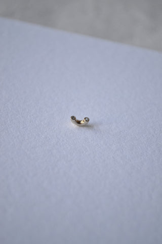 Gaur Stud with Diamonds