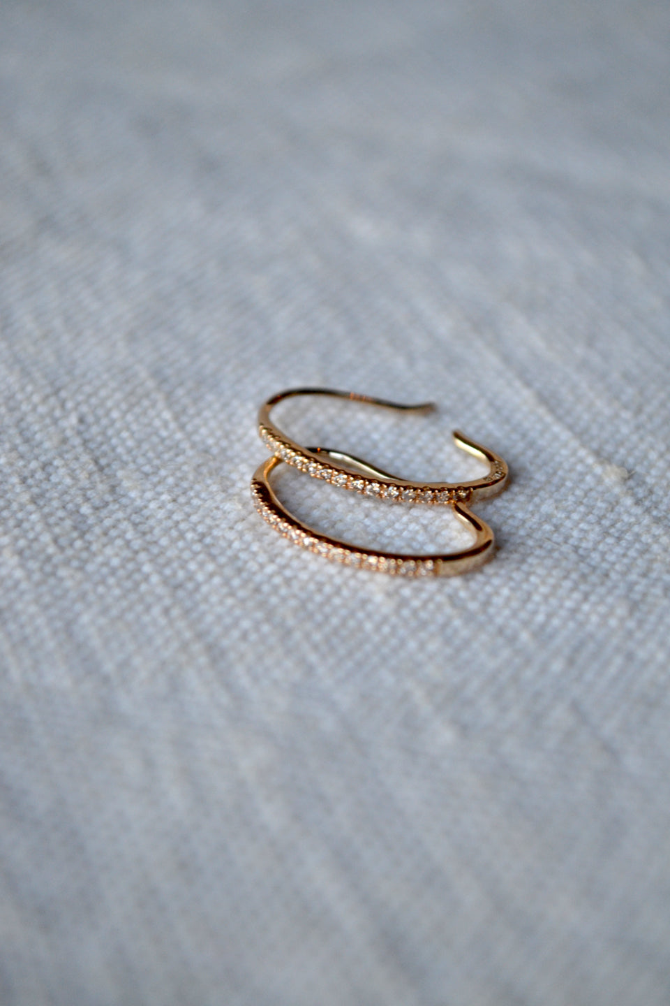 Gossamer Diamond Earring Pair